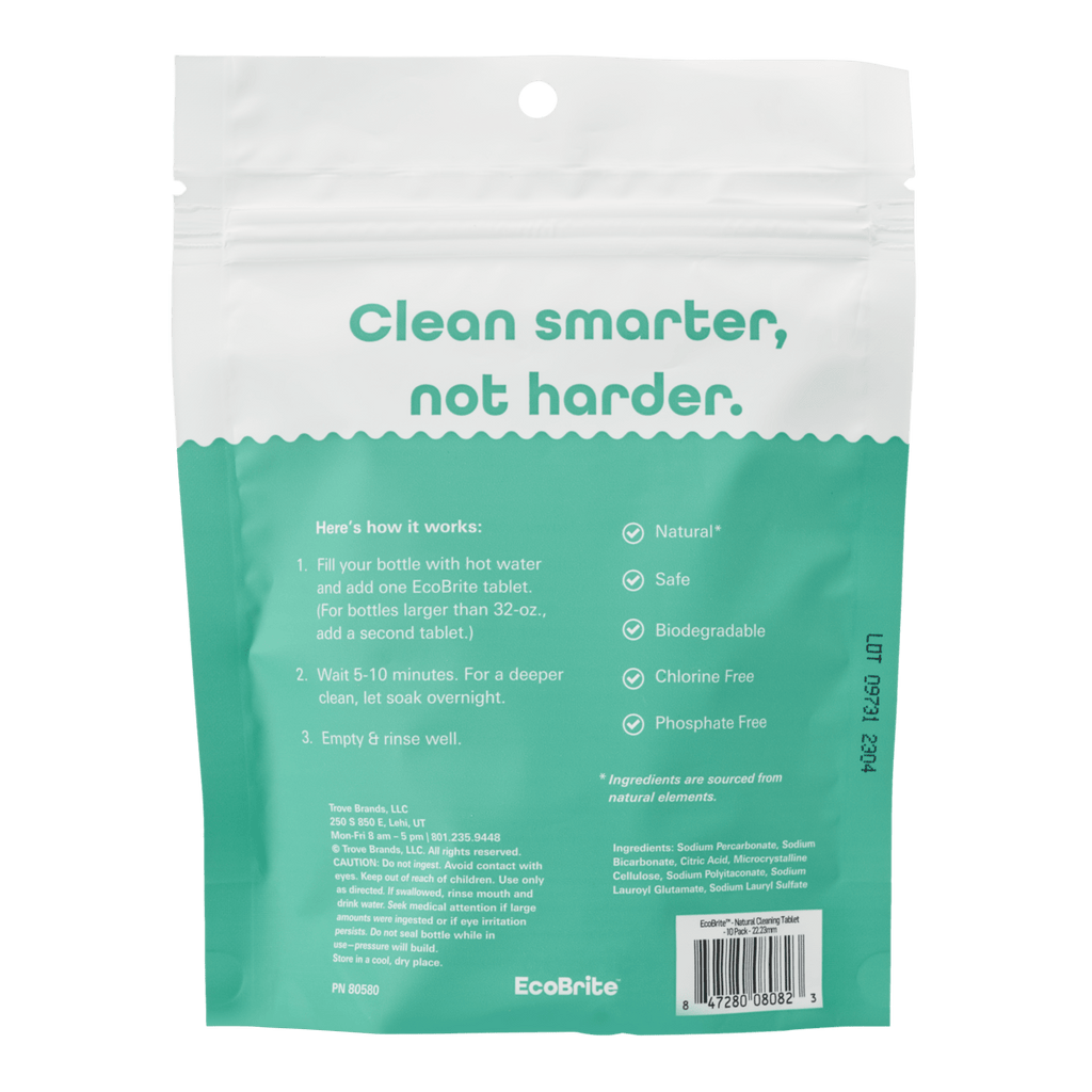 Bottle Cleaning Tablets - Refined Work Bottle Pick